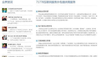 71778互聯(lián)網(wǎng)服務(wù)外包公司網(wǎng)站推廣指南 價(jià)格、生產(chǎn)廠家及信息服務(wù)解析